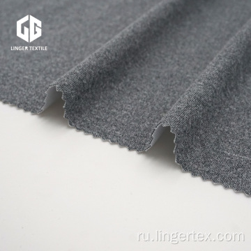Меланжевая полиэфирная катионная композитная пряжа Pique Fabric